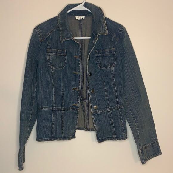 Loft Jean Jacket Size 6 Light Wash Buttons - Picture 12 of 12